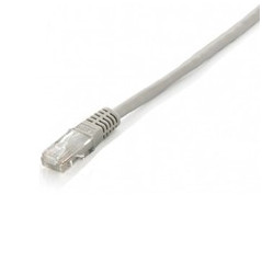 Cable red equip latiguillo rj45 u -  utp cat6 0.25m gris