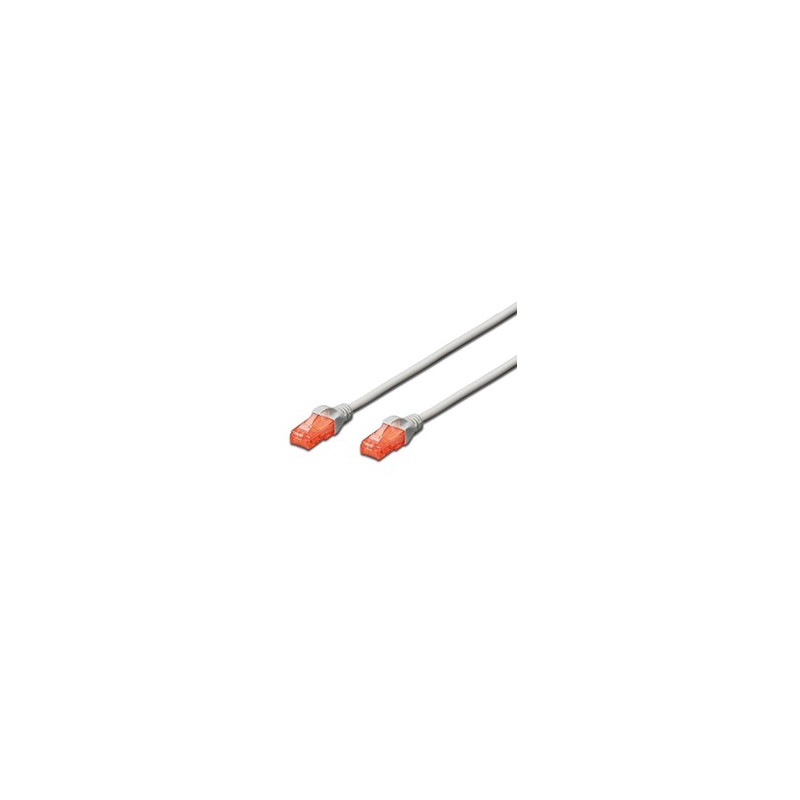 Cable red ewent latiguillo rj45 utp cat6 3m gris