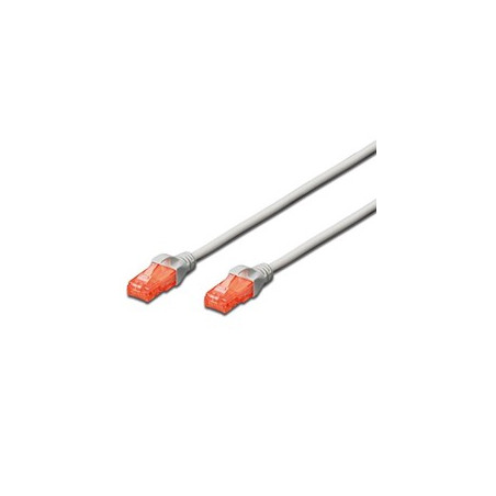 Cable red ewent latiguillo rj45 utp cat6 3m gris