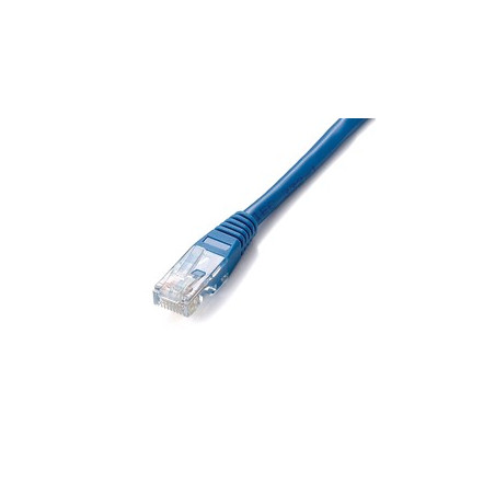 Cable red equip latiguillo rj45 u -  utp cat6 0.25m azul