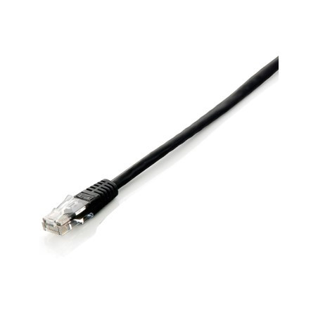 Cable red equip latiguillo rj45 u -  utp cat6 10m negro