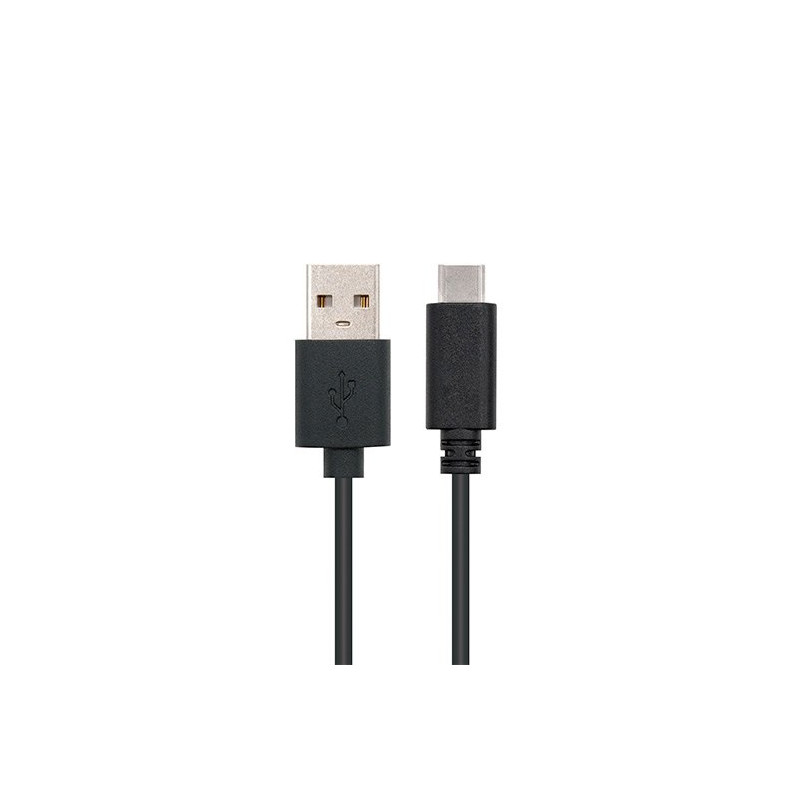 Cable usb tipo a 2.0 a usb tipo c 2.0 nanocable 2m negro macho - macho