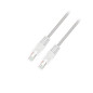Latiguillo cable red utp cat5e rj45 nanocable 1m blanco awg24