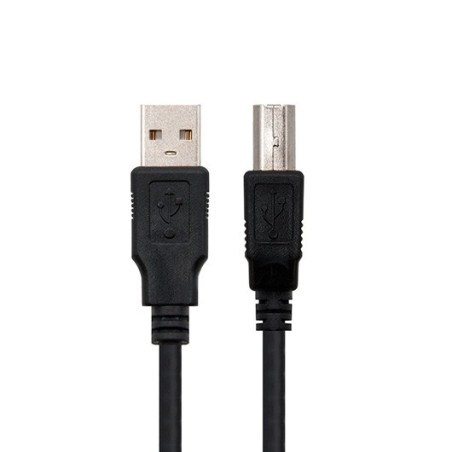 Cable impresora nanocable usb tipo a 2.0 a usb tipo b 2.0 1.8m negro macho - macho
