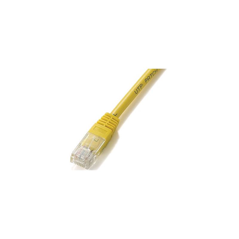 Cable red equip latiguillo rj45 u -  utp cat6 10m amarillo