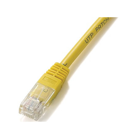 Cable red equip latiguillo rj45 u -  utp cat6 10m amarillo