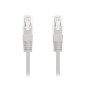 Cable red nanocable latiguillo rj45 utp cat6 0.25m gris 25cm