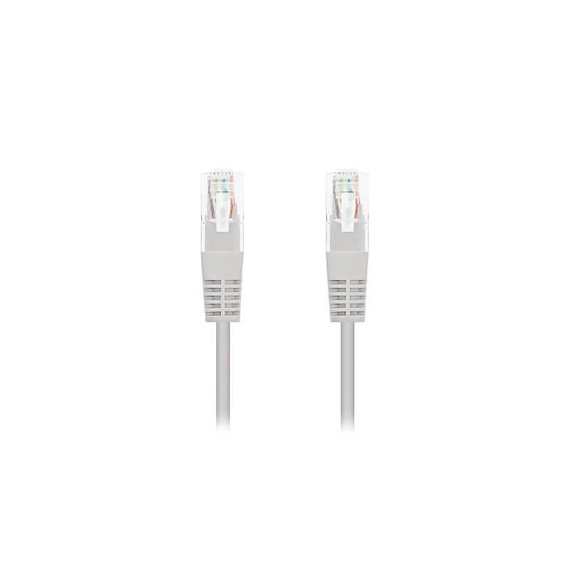 Latiguillo cable red utp cat5e rj45 nanocable 10m gris