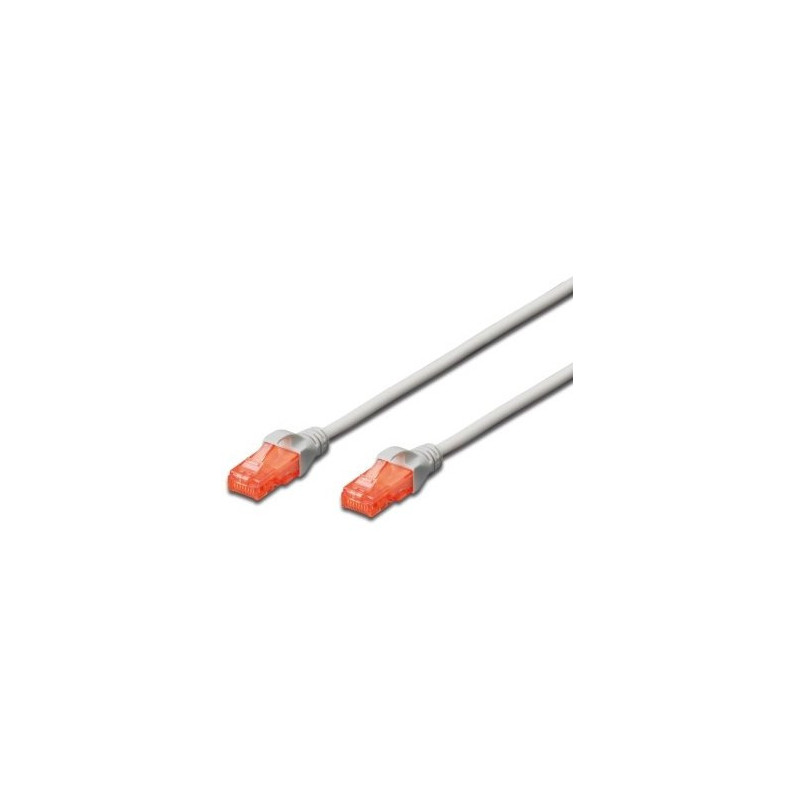 Cable red ewent latiguillo rj45 utp cat6 5m gris Cable red ewent latiguillo rj45 utp cat6 5m gris