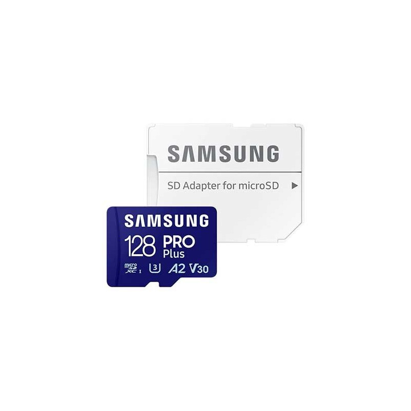 Micro sdxc samsung 128gb pro plus blue