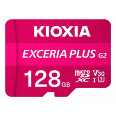 Tarjeta micro sd kioxia 128gb exceria plus g2 w - adaptador