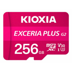 Tarjeta micro sd kioxia 256gb exceria plus g2 w - adaptador