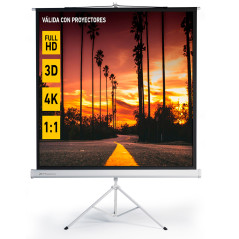 Pantalla trpode proyeccin 112 pulgadas