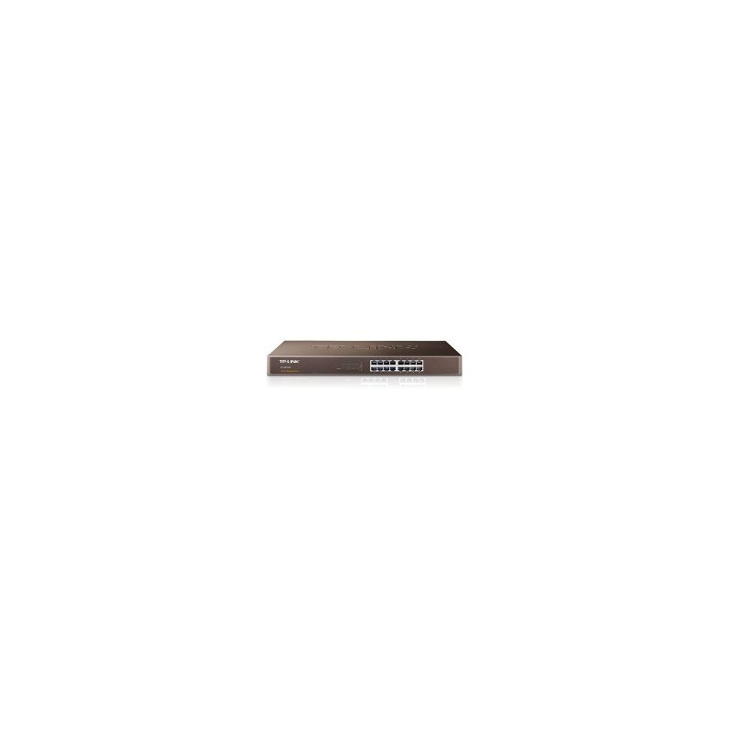 Switch 16 puertos 10 - 100 - 1000 rack 19 pulgadas tp - link