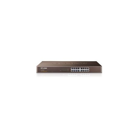 Switch 16 puertos 10 - 100 - 1000 rack 19 pulgadas tp - link