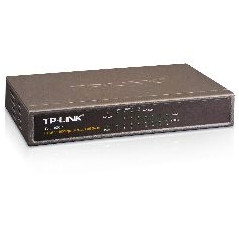 Switch 8 puertos 10 - 100 4 ptos poe tp - link