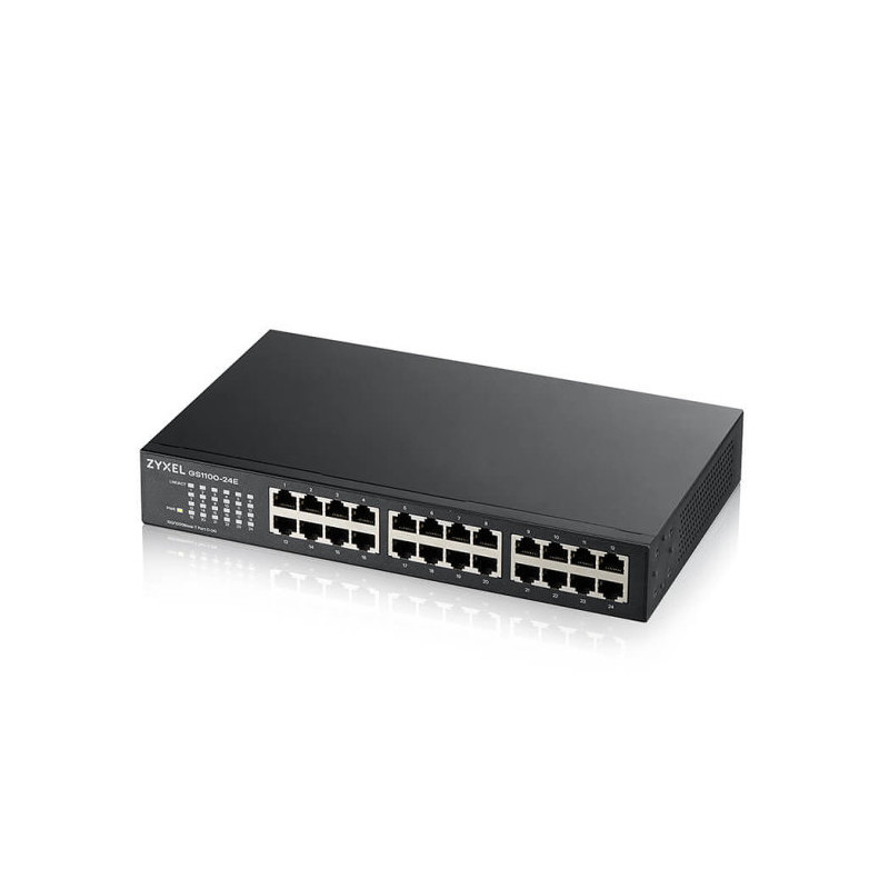 Switch 24 puertos zyxel gigabit ethernet no gestionable v3