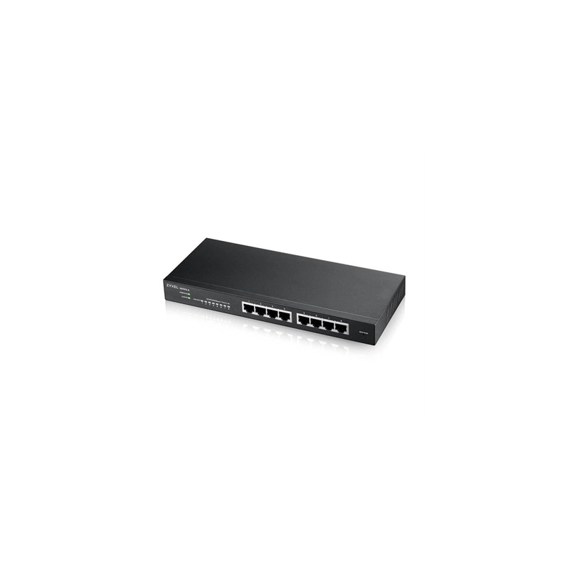 Switch 8 puertos zyxel gs1915 - 8 gigabit ethernet nebula fanless
