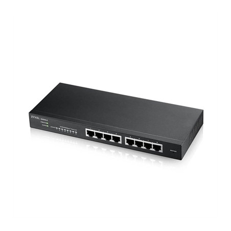 Switch 8 puertos zyxel gs1915 - 8 gigabit ethernet nebula fanless