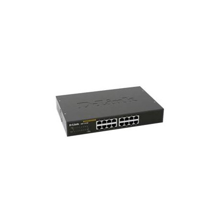 Switch 16port 10 - 100 - 1000 gibabit metal copper desktop switch d - link