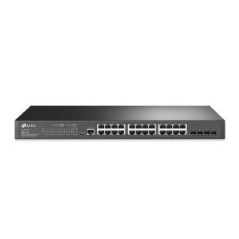 Switch 24 puertos 10 - 100 - 1000 + 4 sfp l2 tp - link
