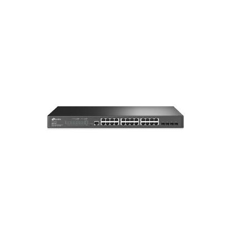 Switch 24 puertos 10 - 100 - 1000 + 4 sfp l2 tp - link