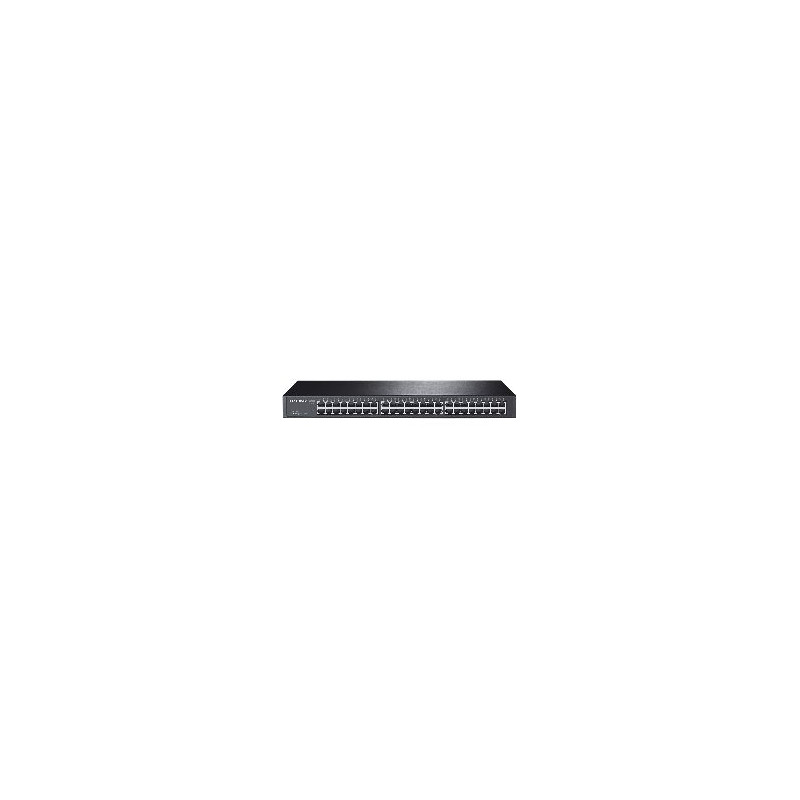Switch 48 puertos 10 - 100 - 1000 rack 19 pulgadas 1u tp - link