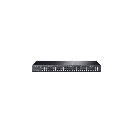 Switch 48 puertos 10 - 100 - 1000 rack 19 pulgadas 1u tp - link