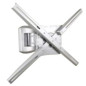 Soporte articulado de pared phoenix para pantalla tv rotacion  giro e inclinacion 20 hasta 35 kg gris metalizado