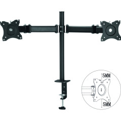 Soporte doble monitor 100 x 100 hasta 27 pulgadas