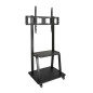 Soporte tv de suelo con ruedas tooq fs20100m - b 37 pulgadas - 100 pulgadas carga maxima 150kg
