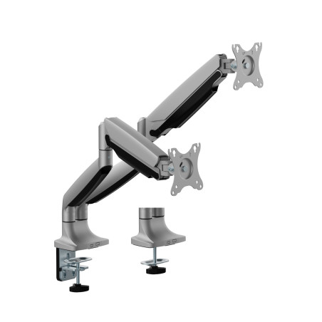 Soporte mesa ewent vesa hasta 35 pulgadas 100x100mm max 15kg 2 brazos