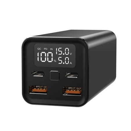 Bateria externa portatil powerbank leotec 65w power delivery 20000mah