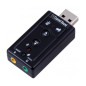Adaptador de audio ewent ew3762 7.1 -  usb 2.0