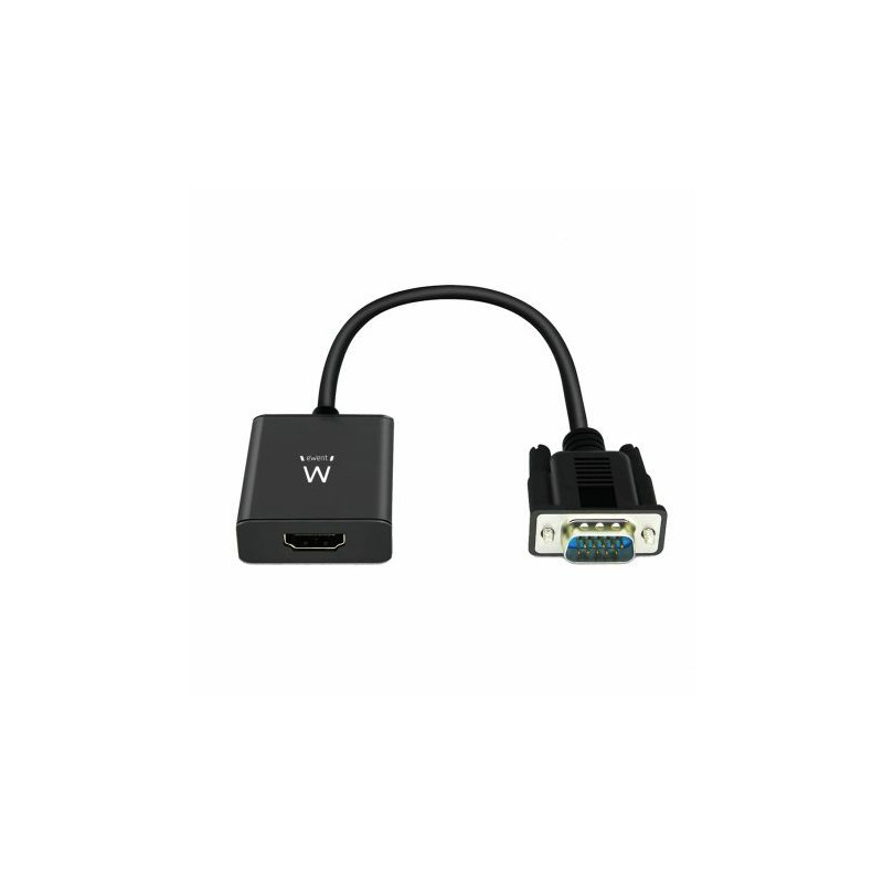 Cable adaptador ewent vga a hdmi con audio - macho - hembra Cable adaptador ewent vga a hdmi con audio - macho - hembra