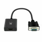 Cable adaptador ewent vga a hdmi con audio - macho - hembra Cable adaptador ewent vga a hdmi con audio - macho - hembra