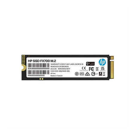 Disco duro interno ssd hp fx700 2tb m2 nvme gen 4