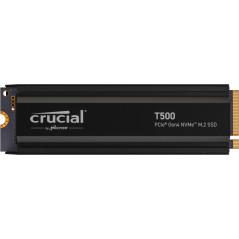 Isco duro interno solido ssd crucial t500 1tb pcie nvme 4.0 x4 con hs