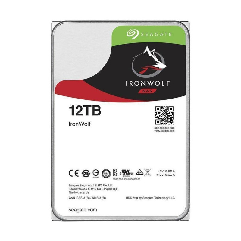 Nas hdd ironwolf 3.5 pulgadas 12 tb seral ata iii