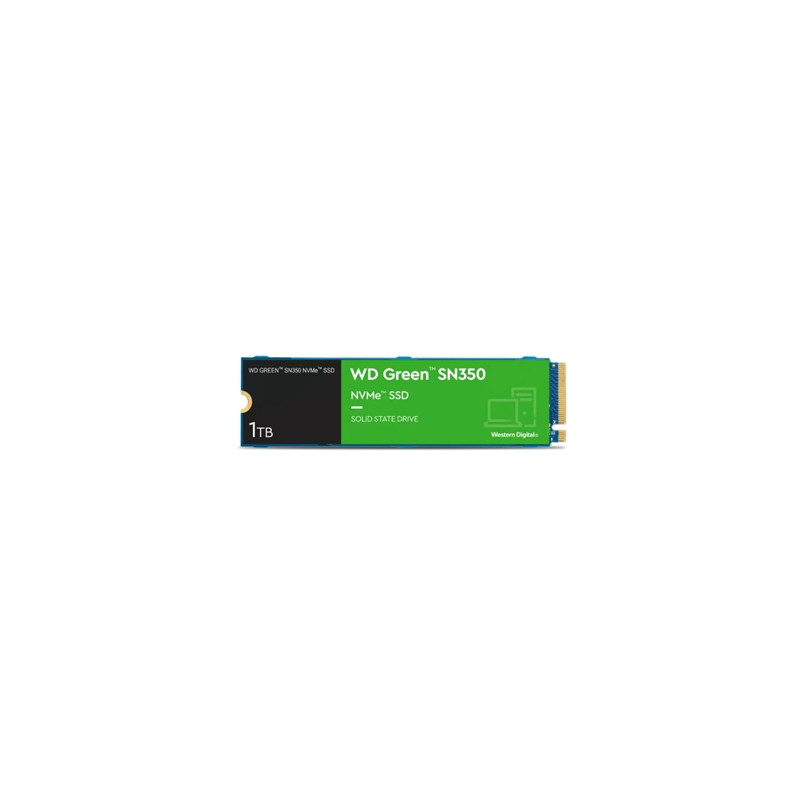 Disco duro interno ssd wd western digital green sn350 wds100t3g0c 1tb pci express nvme