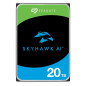 Disco duro interno hdd seagate skyhawk ai st20000ve003 20tb 3.5 pulgadas 512mb sata 6gb - s