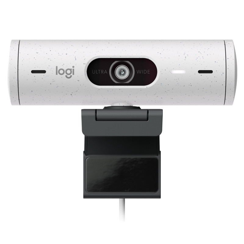 Webcam logitech brio 500 blanco crudo full hd -  usb tipo c