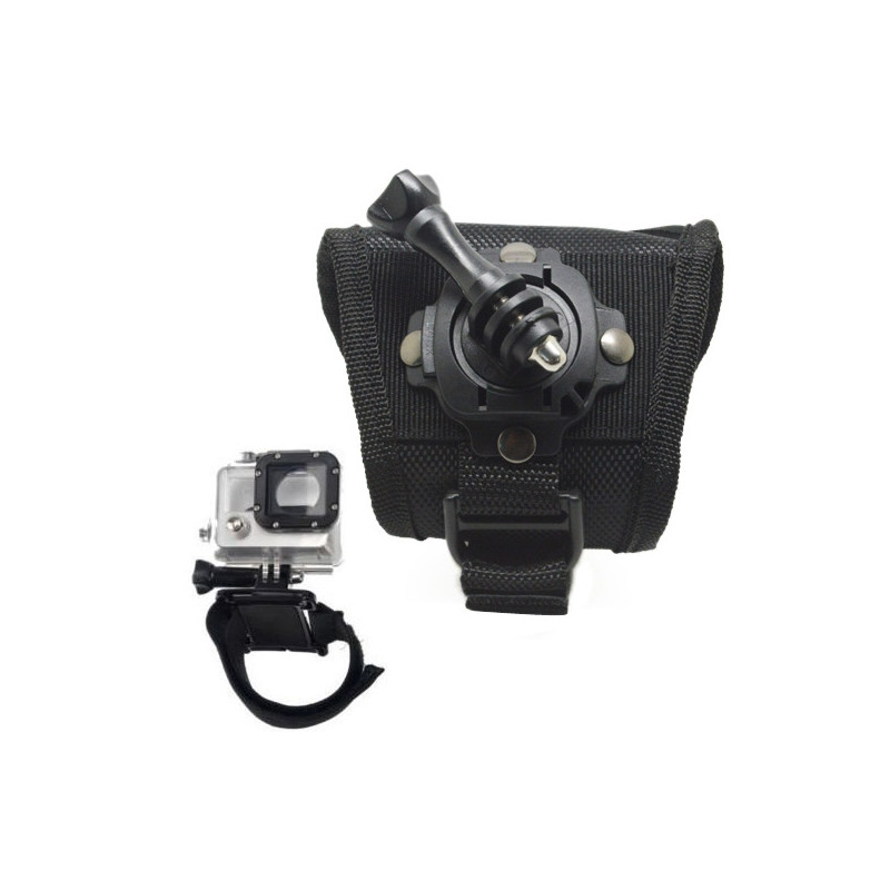 Accesorio soporte mueca ajustable con rotacion velcro de 360 phoenix para camaras sport & gopro hero 4 - 3+ - 3 - 2 - 1 de color