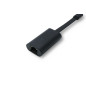 Adaptador usb tipo c a rj45 dell macho - hembra negro Adaptador usb tipo c a rj45 dell macho - hembra negro