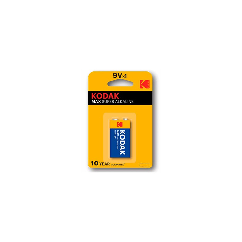 Blister pilas kodak alcalina max 6lr61 9v