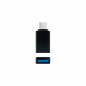 Adaptador usb tipo a a usb tipo c nanocable negro - hembra -  macho