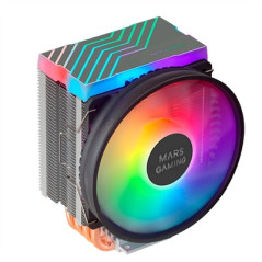 Ventilador disipador cpu mars gaming mcpu44 110mm  dual argb