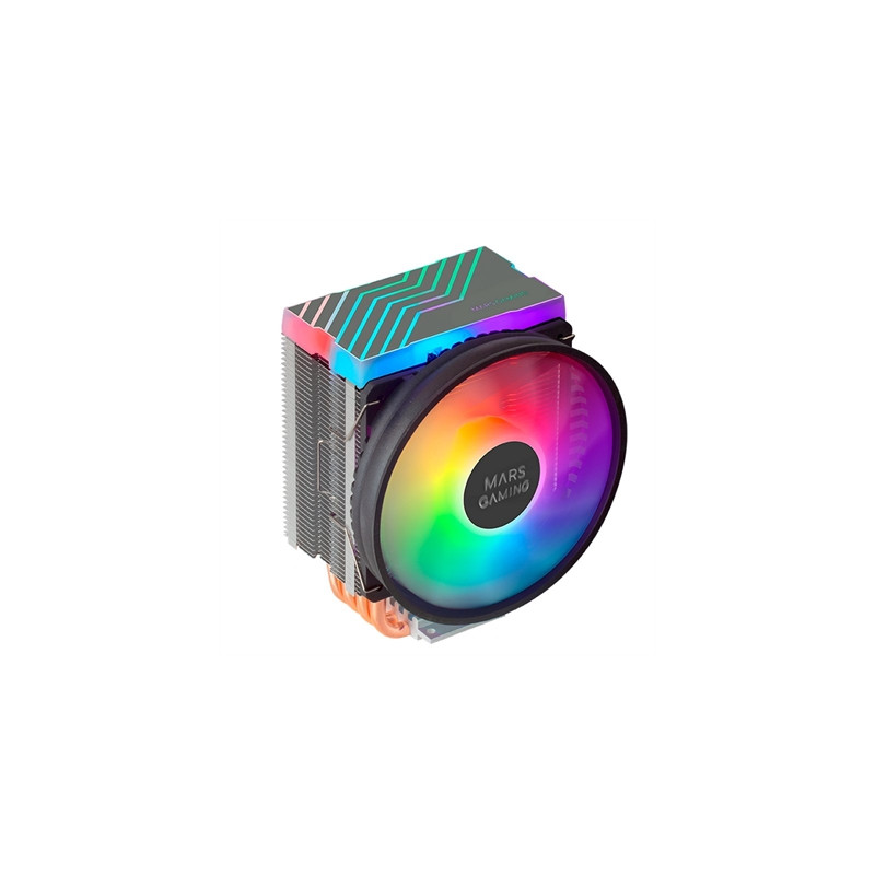 Ventilador disipador cpu mars gaming mcpu44 110mm  dual argb