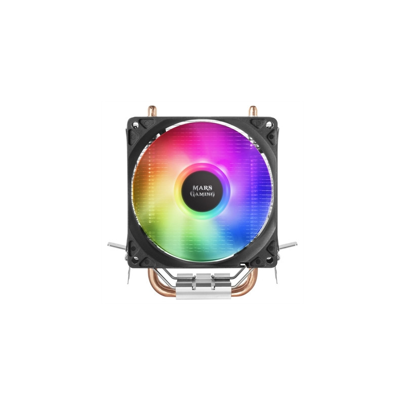 Ventilador disipador cpu mars gaming mcpuargb rgb negro