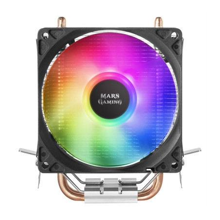 Ventilador disipador cpu mars gaming mcpuargb rgb negro